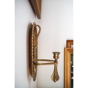 Venta de Fábrica: Portavelas de Pared de Latón Hecho a Mano, Ecológico, Resistente al Calor, Duradero, Decoración para el Hogar, Accesorio Metálico - Product Image 4