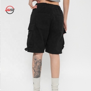 Pantalones Cortos Cargo de Lona Transpirable de Alta Calidad para Mujer, con Logotipo Personalizado, Corte Ajustado, Estilo Casual Urbano, Novedad 2026 - Product Image 6