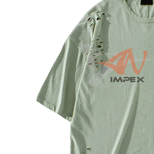 เสื้อยืดโอเวอร์ไซส์ลายโลโก้วินเทจสำหรับผู้ชาย สไตล์ทำสีซีดแบบดิสเทรส ผ้าฝ้าย 100% น้ำหนัก 240 กรัม ทรงหลวม ใส่สบายสำหรับฤดูร้อน ขายส่ง - Product Image 3