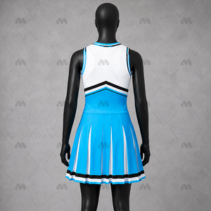 Uniforme de cheerleading en polyester imprimé sur mesure de qualité supérieure pour femmes, robe sublimée, fabricant OEM et grossiste - Product Image 3