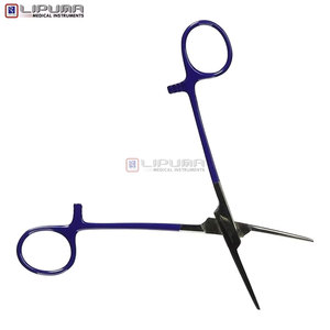 Pinces hémostatiques Kelly à verrouillage en acier inoxydable de qualité supérieure, couleur bleu roi, pour laboratoire dentaire, salle médicale et chirurgie. - Product Image 3