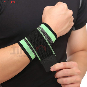 En gros Sangles de musculation et de remise en forme pour l'haltérophilie, avec rembourrage en néoprène et support en coton, et bandes de maintien pour poignets - Product Image 3