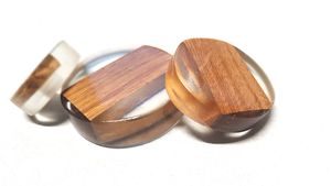 Pomos de Puerta de Resina y Madera Hechos a Mano, Acabado Brillante, Removibles, Duraderos, Diseño Costero para Gabinetes, Cajones, Salas de Estar, Artesanía Natural - Product Image 6