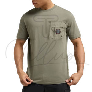 เสื้อยืดผู้ชาย OEM ลำลอง ทรงโอเวอร์ไซส์ แฟชั่นไม่ซ้ำใคร เสื้อยืดผู้ชายดีไซน์ล่าสุด คุณภาพสูง ผ้าฝ้าย เสื้อยืดผู้ชายสำหรับฤดูร้อน - Product Image 3