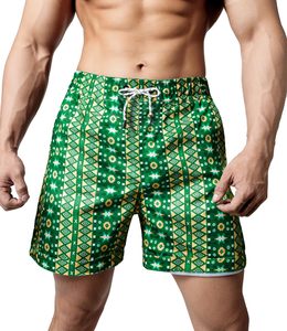 Men Summer <b>Shorts</b> Printed Elastic Waist Drawstring Beach Casual Holiday Colorful Lightweight White Top top mens summer beach - Product Image 3