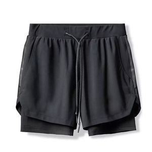 Factory Direct OEM Men's <b>Camouflage</b> Print Quick Dry <b>Shorts</b> With Drawstring Waist And Side Pockets High Waist Casual Sportwear - Product Image 3
