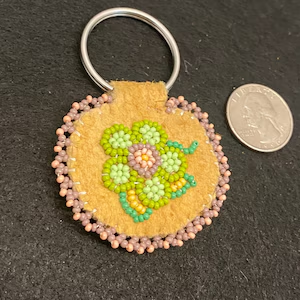 Handmade Crystal Beaded Heart Keychain Pink & Red <b>Bag</b> <b>Charm</b> Rose Quartz Waterproof Durable - Product Image 5