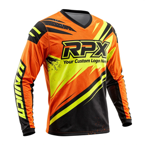 Custom Made Plus Size Breathable Windproof Flame Retardant Waterproof Motocross Racing Jerseys Sportswear Motocross Jersey - Product Image 1