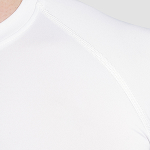 Gym Compression T Shirt <b>Men</b> Polyester Spandex <b>Stretch</b> Muscle Fit Training Quick Dry Breathable Sports Wear OEM Private Label - Product Image 6