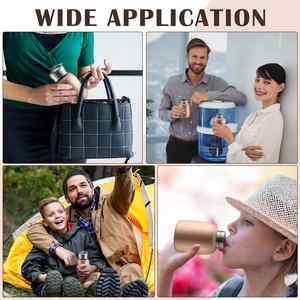 Bouteille d'eau isotherme portable ultra-mince en acier inoxydable pour usage quotidien - Product Image 5