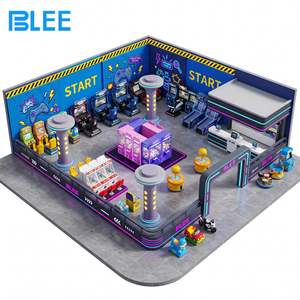 Centre de divertissement familial intérieur BLEE avec machine à griffes, trampoline, piscine à balles, toboggan et jeux d'arcade pour enfants, idéal pour parcs d'attractions - Product Image 6