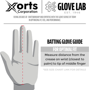 Latest Long Cuff Professional Baseball Batting Gloves Unisex Goatskin Digital Leather Softball Batting Gloves Custom - Product Image 4