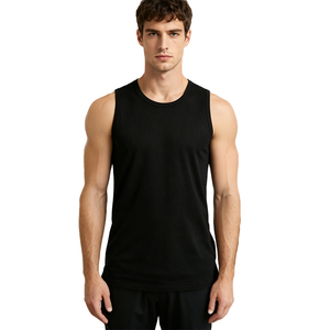 Camiseta de Gimnasio Personalizada para Hombre, Camiseta sin Mangas para Entrenamiento, Absorbe la Humedad, Chaleco de Entrenamiento Físico, OEM ODM Venta al por Mayor - Product Image 4