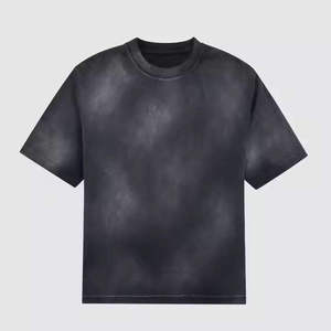 เสื้อยืดโอเวอร์ไซส์คอกลม น้ำหนักเบา พิมพ์โลโก้ตามสั่ง ผ้าฝ้าย 100% เป็นมิตรกับสิ่งแวดล้อม แห้งเร็ว ระบายอากาศดี ซักแบบแอซิดวอช สำหรับผู้ชาย สีพื้น - Product Image 4