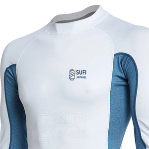 Camiseta Deportiva Transpirable de Compresión para Hombre, para Entrenamiento de Bjj y Grappling, Alta Elasticidad, Absorbe la Humedad, Manga Larga - Product Image 6