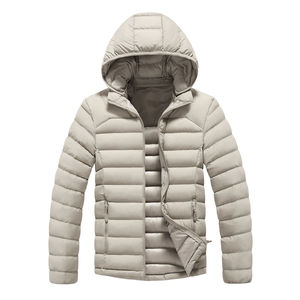 Chaqueta Acolchada para Hombre, Estilo Casual de Invierno, Cuello Alto, Logotipo Frontal, Elegante, Resistente al Viento e Impermeable 2025 - Product Image 6