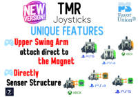 Joystick electromagnético Favor Union PS5 nueva estructura TMR reemplazo de larga duración gran oferta potenciómetro giratorio reóstatos