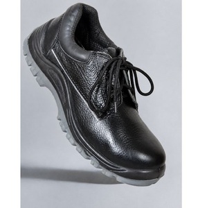 Calzado de Seguridad Negro Cómodo con Puntera de Acero, Suela Resistente al Aceite, Calzado Industrial Duradero para Hombre, Venta al Por Mayor - Product Image 1