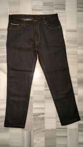 Pantalon ODM personnalisé en vrac Pantalons pour hommes Usine de denim lisière Cargo en tissu Taille plus grande Salopette taille haute Baggy Jeans Pantalon - Product Image 2