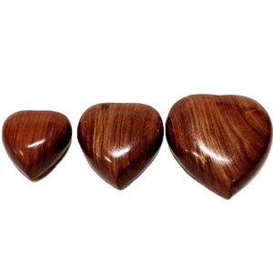 Wooden Heart Shape Pet Cremation Urn with Paw Print Small <b>Memorial</b> <b>Keepsake</b> Urn for Dog and Cat Ashes Storage <b>Box</b> - Product Image 1