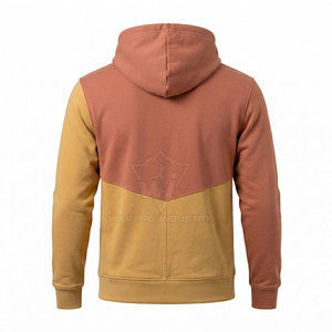 Custom Men Zipper <b>Hoodies</b> With Full Zip Front Kangaroo Pockets Ribbed Cuffs Soft Cotton Blend Fabric Casual Outdoor - Product Image 2