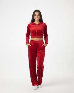 Chándal Deportivo de Invierno para Mujer, Talla Grande, con Capucha, Resistente al Viento, Transpirable, Ecológico, de Spandex/Poliéster, Largo - Product Image 5