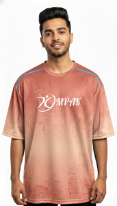 เสื้อยืดโอเวอร์ไซส์พิมพ์ลายสไตล์พรีเมียมสำหรับผู้ชาย ลุคสบายๆ ทันสมัย - Product Image 3