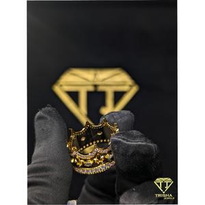 Bague en diamant Moissanite VVS pour homme, argent sterling 925, bijoux Hip Hop, testée au testeur de diamants par Trisha Jewels - Product Image 4