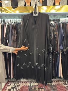 Wholesale New Style Dubai Beautiful Black Traditional Islamic Women's Saudi Arabian <b>Abaya</b> Spring Polyester Breathable Ankle Len - Product Image 6