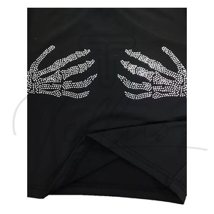 Top Corto de Mujer con Pedrería, Nuevo, Elegante, Transpirable, Diseño Único, Venta al Por Mayor, para Venta en Línea - Product Image 4