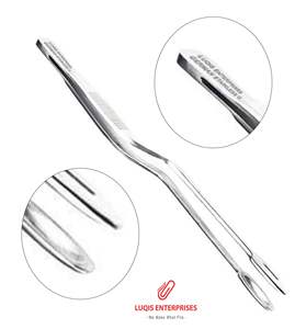 Pince à cartilage Sheen ovale à mâchoires fenêtrées de type baïonnette, instrument chirurgical en acier inoxydable, pince médicale de précision - Product Image 1