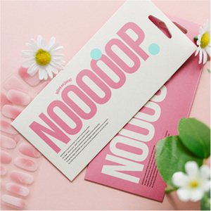 [EVERBIO] NOOOOOP <b>NAIL</b> TIP Reusable Press On <b>Nail</b> Tips <b>Set</b> with Glossy Art Designs and Adhesive Tabs for DIY Manicure - Product Image 3