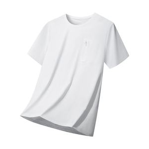 เสื้อยืดผู้ชายทรงเข้ารูป ผ้าฝ้าย/ใยไผ่ น้ำหนักผ้า 260 กรัม ป้องกันการเป็นขุย แห้งเร็ว รุ่น B1361 - Product Image 5