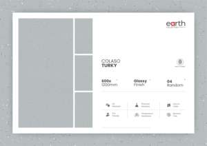 Azulejos de porcelana brillante de diseño, tamaño 600x1200, formato grande para pisos y paredes, para uso en interiores modernos de hogares, oficinas y comercios. - Product Image 3