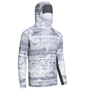 Chemises et hauts de pêche en polyester respirant, impression par sublimation, vêtements de pêche de performance à manches longues pour l'extérieur - Product Image 5