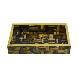 Luxury Natural Horn Modern Premium Quality Handmade Serving Tray <b>Table</b> <b>Decor</b> Accessory by Tradebyd - Product Image 4