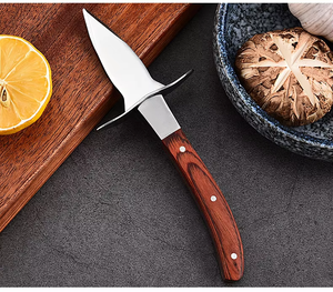 Cuchillo para Ostras Ecológico al por Mayor con Mango de Madera, Herramienta para Mariscos, Abridor de Mariscos, Accesorios de Cocina, Apto para Horno y Lavavajillas - Product Image 2