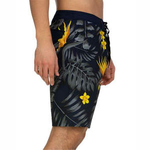 Shorts de bain unisexes en toile 100% polyester, respirants, à séchage rapide, avec logo personnalisé imprimé, nom et marque personnalisés - Product Image 3