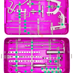Kit complet d'instruments pour clou huméral orthopédique à verrouillage, réutilisable, en acier inoxydable, pour fixation des fractures, manuel inclus - Product Image 5
