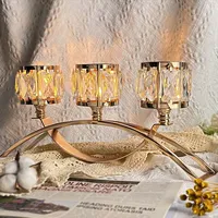 Support de Bougie Décoratif Multi-Occasions pour Vente au Détail Toute l'Année, Support de Table Moderne pour Mariages et Banquets, Exportation