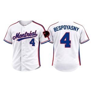 New Light Weight Comfortable 100% Polyester Quick Dry Breathable <b>Baseball</b> Uniform Short Adults Wear Custom Logo Style Elastic - Product Image 6