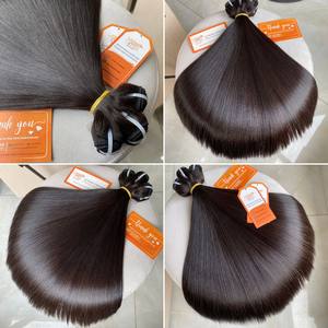 Extensions de Cheveux Humains Vietnamiens Super Double Dessiné Remise sur les Paquets de Trame Droite Osseuse Longueur 8 "à 32" - Product Image 5