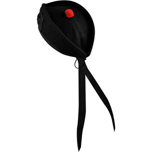 Bonnet Glengarry classique des Highlands, fabriqué en laine acrylique douce, avec des queues de ruban de style authentique pour les écossaises. - Product Image 3
