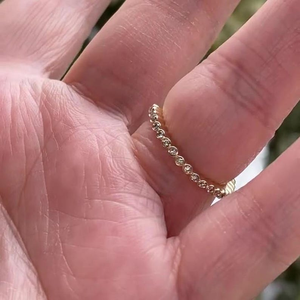 Luxury L Letter Round Cut Bezel Set <b>CZ</b> Diamond Band Unique Party Wear Solid Gold <b>Ring</b> for Women Fashion Jewelry - Product Image 4