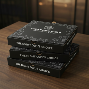 Custom Printed <b>Pizza</b> <b>Box</b> Personalized Food Packaging <b>Box</b> for Takeaway Delivery and Fast Food Restaurant Packaging - Product Image 3