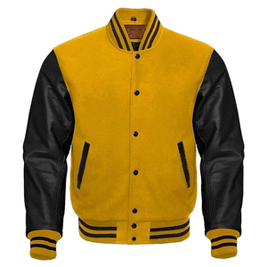 Veste universitaire pour homme personnalisable avec logo OEM, design vierge, patch en chenille, streetwear, broderie en cuir, vestes universitaires de baseball - Product Image 4