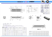 Bloc de bornes mural japonais PBT 6 pôles 20A max. à connexion par vis, contact en laiton, type relais, modèle P29