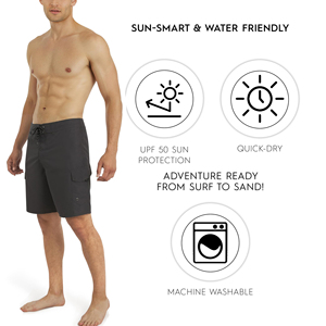 Classic Solid Color Board Shorts For <b>Men</b> Custom Design Lightweight Quick Dry Swim <b>Trunks</b> Breathable Summer Fashion Bottoms - Product Image 6