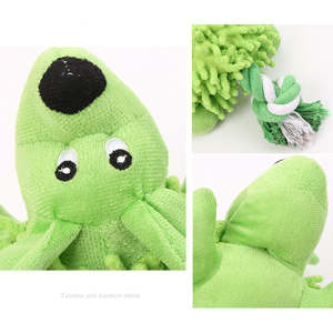 Jouet en peluche durable et écologique multifonctionnel pour le nettoyage des dents des chiens avec corde en coton - Product Image 3