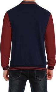 Blouson universitaire classique en laine 100% pour homme et femme, avec logo brodé personnalisé, idéal pour l'école, l'équipe ou la vente en gros. - Product Image 2